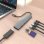 Dock USB-C Aisens ASUC-7P048-GR 7 en 1 HDMI 4K 100 W