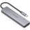 Dock USB-C Aisens ASUC-7P048-GR 7 en 1 HDMI 4K 100 W