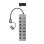 Nanocable USB-Hub, 8 Ports, 5 Gbit/s, USB-A/USB-C, Einzelschalter