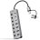 Nanocable USB-Hub, 8 Ports, 5 Gbit/s, USB-A/USB-C, Einzelschalter