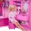 Armadio per bambole Barbie Deluxe Style girevole con toeletta e oltre 20 pezzi