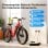 Bicicletta elettrica Aairsk 250 W 48 V 20 Ah 26 x 3,0 rossa