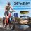 Bicicletta elettrica Aairsk 250 W 48 V 20 Ah 26 x 3,0 rossa