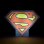 Lámpara Paladone DC Escudo Superman 12 cm 3 Pilas AAA