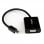 StarTech.com MDP2VGA2 Videokabel-Adapter 0,18 m VGA (D-Sub) Schwarz