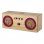 YZSY Tambor Altavoz Bluetooth Natural Bamboo Spring