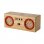 YZSY Tambor Altavoz Bluetooth Natural Bamboo Vesino