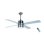Ventoinha de Teto com Luz Orbegozo CP 71132 90W 132cm 3 Velocidades Comando Função Inverno