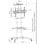 Equip Soporte de Suelo con Ruedas para Pantalla De 37"-70" Vesa 600x400 Max 50Kg