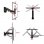 North Bayou F120 Soporte de Pared 17"-27" Vesa 100x100 Max 7Kg