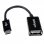 Startech Adaptador Micro USB Macho a USB Hembra OTG 12cm Negro