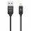 Unotec Cable Lightning 8 Pin a USB Silicona 30 cm Negro