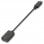 Nanocable Cable USB 2.0 Tipo C a USB Tipo A Macho/Hembra 15cm Negro