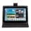 Custodia girevole universale nera SilverHT per tablet da 9"-10,1".