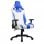 Silla Gaming F83 Azul/Blanca