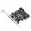 Silverstone ECU05 Tarjeta de Expansión PCIe 2.0 USB 3.0/USB 3.1 Tipo-C