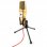 Woxter Mic Studio Microfone Condensador Dourado