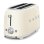 Vintage broodrooster Smeg TSF02CREU 2 lange sleuven 1500 W 6 bruiningsstanden Creme