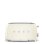 Vintage broodrooster Smeg TSF02CREU 2 lange sleuven 1500 W 6 bruiningsstanden Creme