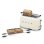 Vintage broodrooster Smeg TSF02CREU 2 lange sleuven 1500 W 6 bruiningsstanden Creme