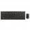 NGS Dragonfly Kit Multimedia-Tastatur Qwerty Spanisch + kabellose Maus Plug & Play Schwarz