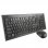 NGS Dragonfly Kit Multimedia-Tastatur Qwerty Spanisch + kabellose Maus Plug & Play Schwarz