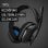 Cuffie da gioco Astro A10 nere/blu per PS4/Xbox One/PC
