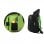 KeepOut BK7GXL sac à dos Noir, Vert Simili-cuir, Nylon