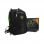 KeepOut BK7GXL sac à dos Noir, Vert Simili-cuir, Nylon
