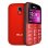 Blu Joy Rojo Teléfono Dual Sim Libre para Personas Mayores