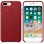 Apple Funda Piel Roja para iPhone 8/7 Plus