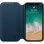 Apple Funda Piel Folio Azul Cosmos para iPhone X