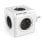 Multipresa PowerCube Original 5 prese compatta design modulare tipo F grigia