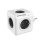 Multipresa PowerCube Original 5 prese compatta design modulare tipo F grigia