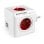Multiprise PowerCube Original USB 4 Prises 2 USB-A sans câble Rouge
