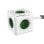 Multiprise PowerCube Extended 5 Prises Câble 1,5 m Montage Bureau Vert