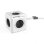 Regleta PowerCube Extended 5 Tomas 1,5 m Gris con Soporte Adhesivo