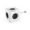 Regleta PowerCube Extended 5 Tomas 1,5 m Gris con Soporte Adhesivo