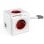 Multiprise PowerCube Extended USB 4 Prises 2 USB 1,5 m Rouge Support