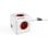 Multiprise PowerCube Extended USB 4 Prises 2 USB 1,5 m Rouge Support