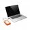 LaCie Rugged Mini Externe Festplatte 2 TB 5400 RPM Micro-USB B 3.2 Gen 1 (3.1 Gen 1) Orange, Silber