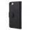 German Tech Funda Libro Elegant Wallet Negra para  iPhone 5/5S/SE