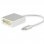 Equip Cable USB Tipo C Macho a DVI-I Hembra 15cm Plata
