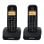 Telefoni cordless neri Motorola S1202 Duo Pack 2