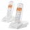 Telefoni cordless bianchi Motorola S1202 Duo Pack 2