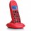 Motorola C1001L Teléfono Inalámbrico Rojo