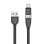 Unotec Cable MicroUSB Extra-plano com Adaptador USB-C