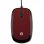Ratón Óptico HP X1200 Rojo