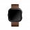 Fitbit Horween Bracelete de Couro Cognac Pequena para Versa