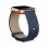 Fitbit Horween Correa de Cuero Azul Grande para Versa